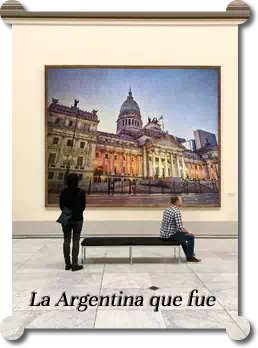 Una cuadro de Buenos Aires en un museo
