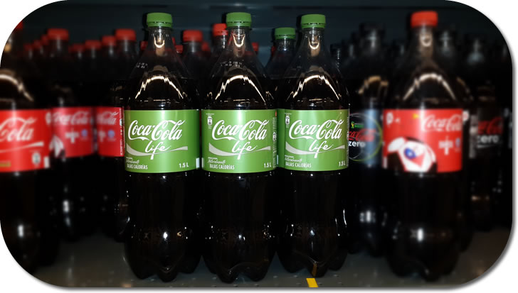 Coca-Cola Life, endulzado con stevia
