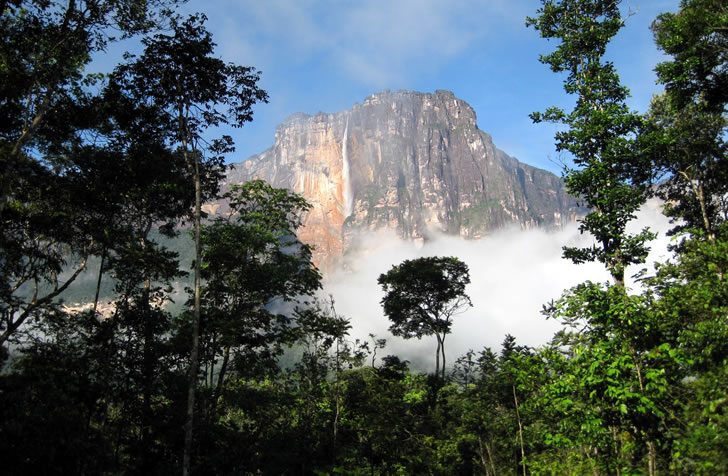 Salto Ángel en el bello Oriente venezolano