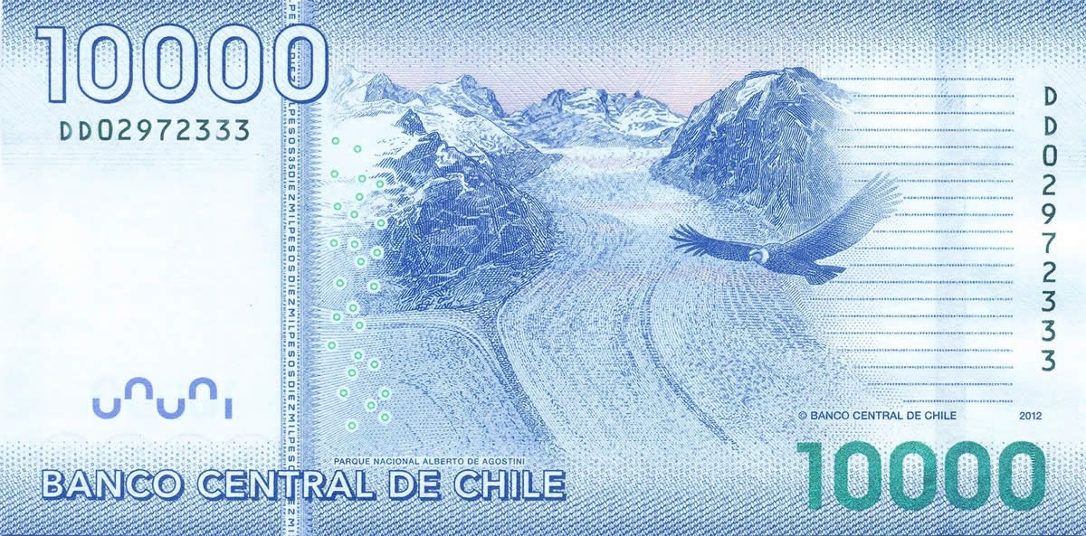 Billete de 10,000 pesos
